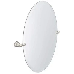 Moen Banbury™ 19 x 26 x 19/100 in. Oval Mirror in Brushed Nickel