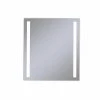 Robern Vitality 36 x 40 in. 2700K Anodized Aluminum Frameless Rectangle Mirror with Light Column