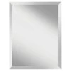 Feiss Infinity 28 x 22 in. Frameless Rectangle Mirror in Clear