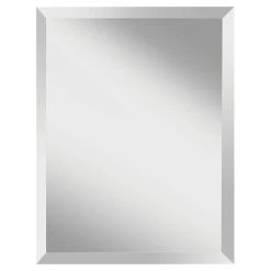 Feiss Infinity 28 x 22 in. Frameless Rectangle Mirror in Clear