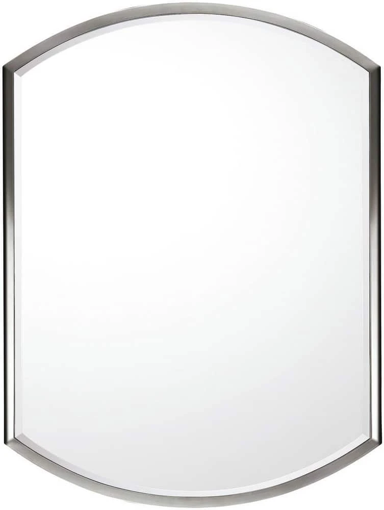Capital Lighting 32 x 24 in. Metal Mirror in Polished Nickel 1 Capital Lighting 32 x 24 in. Metal Mirror in Polished Nickel