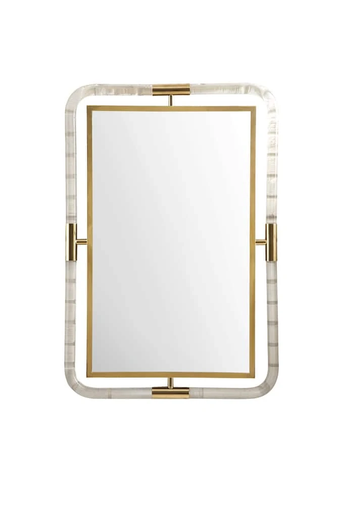 James Martin Vanities 29-7/8 in. Rectangular Mirror in Polished Gold 1 James Martin Vanities 29-7/8 in. Rectangular Mirror in Polished Gold