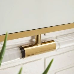 James Martin Vanities 29-7/8 in. Rectangular Mirror in Polished Gold 8 James Martin Vanities 29-7/8 in. Rectangular Mirror in Polished Gold -Lotus & Windoware, Inc. Shop Query 703