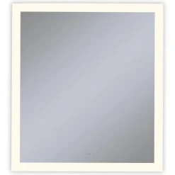 Robern Vitality 36 x 30 in. 2700K Anodized Aluminum Frameless Rectangle Mirror with Light Perimeter