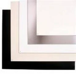 Broan 30 x 20 in. Alluminium 2-Sided Wall Shield Backsplash in Almond and White