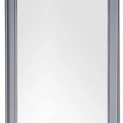 James Martin Vanities Bristol 29 in. Rectangular Mirror, Silver Gray