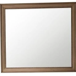 James Martin Vanities Bristol 44 in. Rectangular Mirror, White Washed Walnut