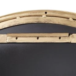 Signature Hardware Sobb 36 x 36 x 7/8 in. Round Decorative Vanity Mirror in Gold Leaf 8 Signature Hardware Sobb 36 x 36 x 7/8 in. Round Decorative Vanity Mirror in Gold Leaf -Lotus & Windoware, Inc. Shop Query 731