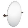 Moen Gilcrest® 26 x 2-97/100 in. Zinc-Glass Oval Tilt Mirror in Oil Rubbed Bronze