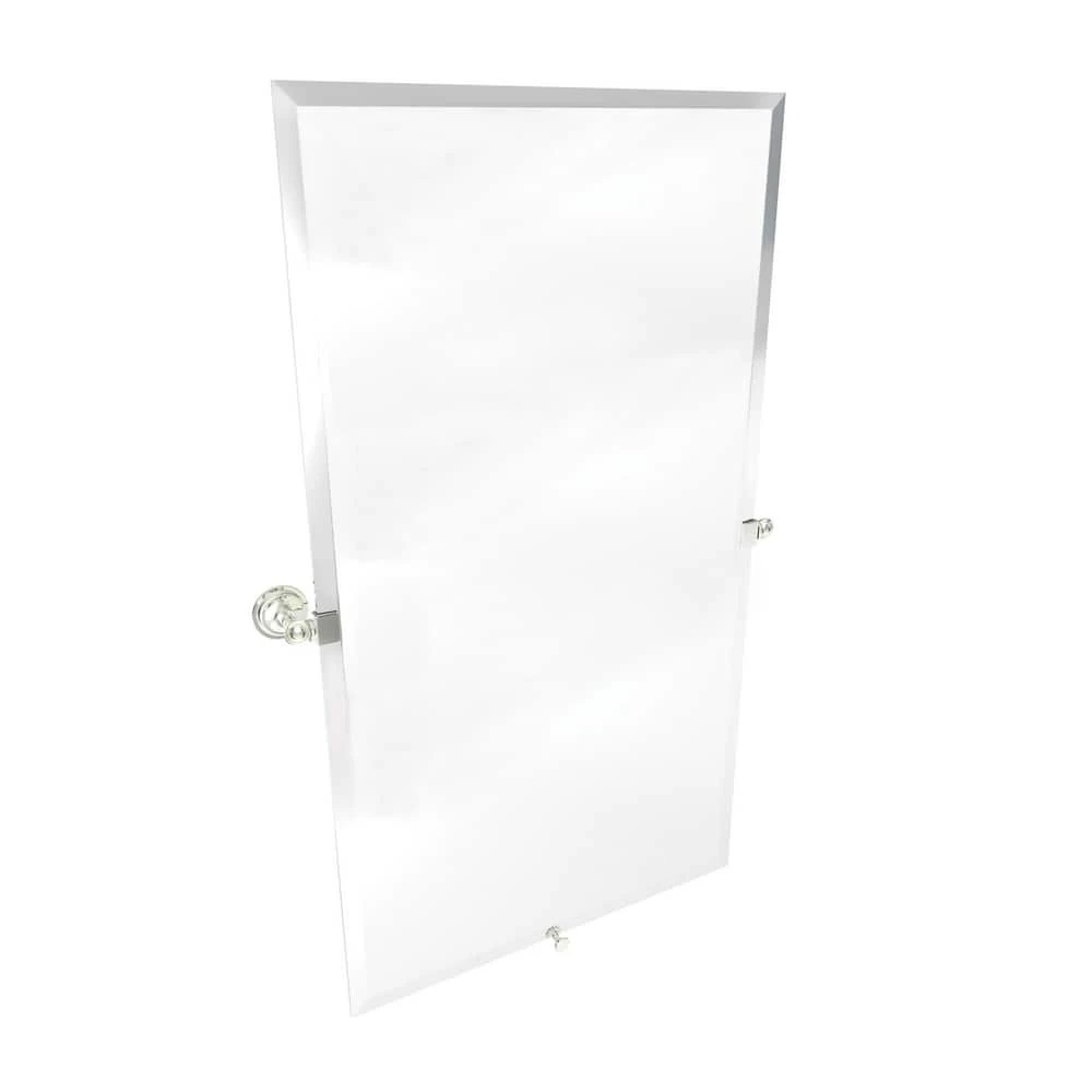 London Terrace Frameless Mirror in Polished Nickel 1 London Terrace Frameless Mirror in Polished Nickel