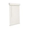 Lotus & Windoware, Inc. 36 x 72 x 2 in. Cordless Faux Wood Blind, White