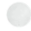 James Martin Vanities 42 in. Round LED Mirror in Glossy White