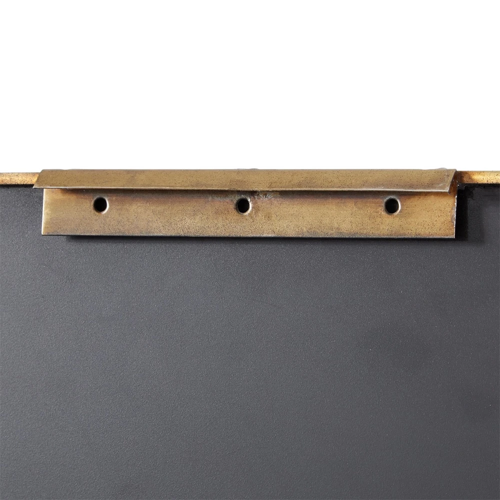 Signature Hardware Austi 18 x 36 x 1 in. Rectangular Decorative Vanity Mirror in Antique Brass 4 Signature Hardware Austi 18 x 36 x 1 in. Rectangular Decorative Vanity Mirror in Antique Brass - Image 4