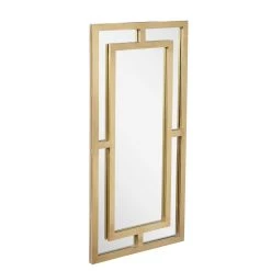 Signature Hardware Austi 18 x 36 x 1 in. Rectangular Decorative Vanity Mirror in Antique Brass 10 Signature Hardware Austi 18 x 36 x 1 in. Rectangular Decorative Vanity Mirror in Antique Brass -Lotus & Windoware, Inc. Shop Query 828