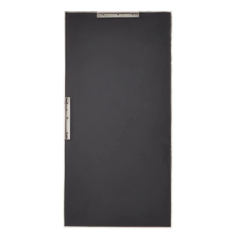 Signature Hardware Austi 18 x 36 x 1 in. Rectangular Decorative Vanity Mirror in Nickel 2 Signature Hardware Austi 18 x 36 x 1 in. Rectangular Decorative Vanity Mirror in Nickel - Image 2