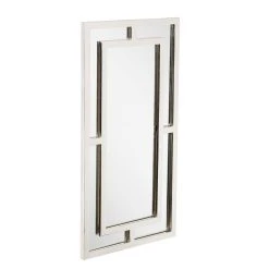 Signature Hardware Austi 18 x 36 x 1 in. Rectangular Decorative Vanity Mirror in Nickel 8 Signature Hardware Austi 18 x 36 x 1 in. Rectangular Decorative Vanity Mirror in Nickel -Lotus & Windoware, Inc. Shop Query 832