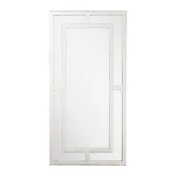 Signature Hardware Austi 18 x 36 x 1 in. Rectangular Decorative Vanity Mirror in Nickel 9 Signature Hardware Austi 18 x 36 x 1 in. Rectangular Decorative Vanity Mirror in Nickel -Lotus & Windoware, Inc. Shop Query 833