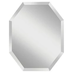 Feiss Infinity 30 x 30 in. Frameless Round Mirror in Clear