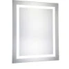 Elegant Lighting Nova 30 x 24 in. Frameless Rectangle Mirror with LED in Glossy White