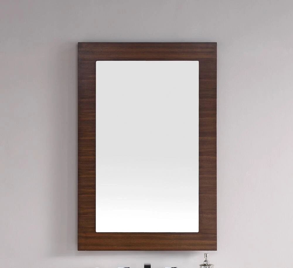 James Martin Vanities Metropolitan 30 in. Mirror, American Walnut 1 James Martin Vanities Metropolitan 30 in. Mirror, American Walnut