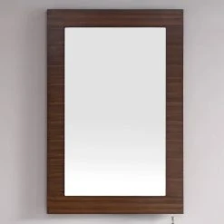 Alternative view of James Martin Vanities Metropolitan 30 in. Mirror, American Walnut
