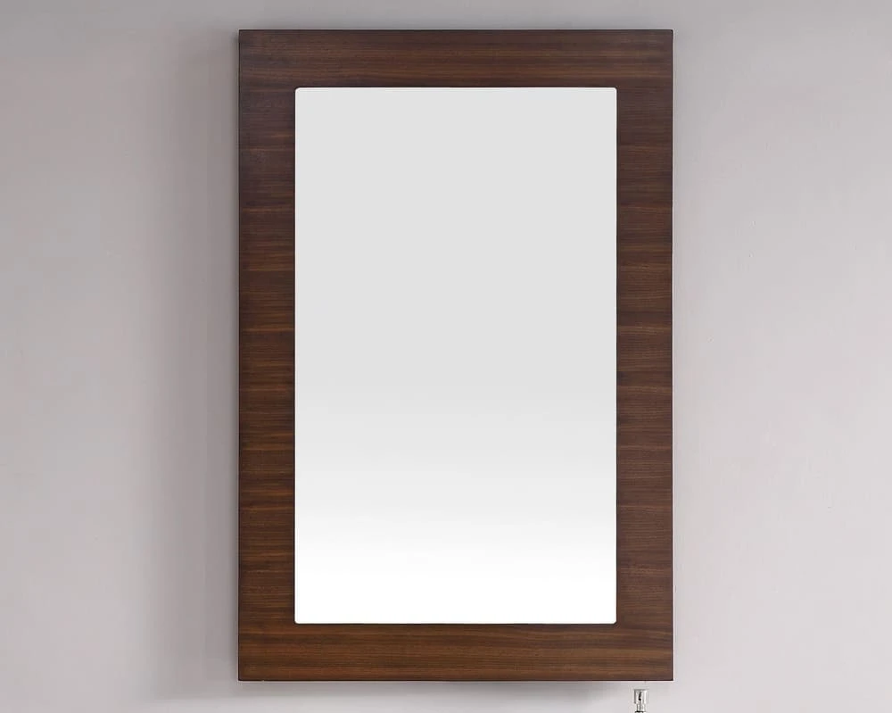 James Martin Vanities Metropolitan 30 in. Mirror, American Walnut 2 James Martin Vanities Metropolitan 30 in. Mirror, American Walnut - Image 2