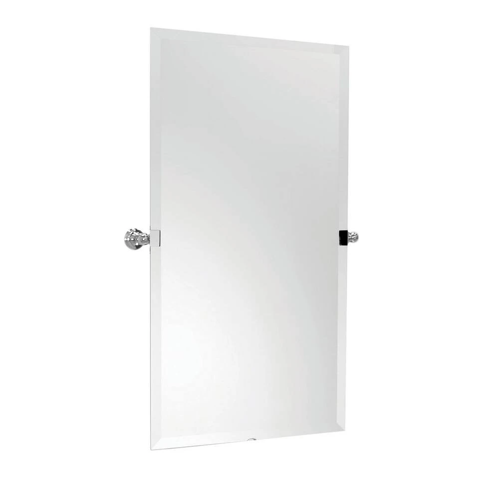 Ginger USA Columnar 36 x 20 in. Large Mirror in Polished Chrome 1 Ginger USA Columnar 36 x 20 in. Large Mirror in Polished Chrome