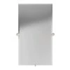 Ginger USA Columnar 36 x 20 in. Solid Brass Rectangle Pivot Portrait Mirror in Polished Nickel