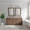 James Martin Vanities 40 x 29 in. Rectangular Mirror in Saddle Brown