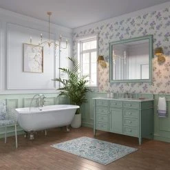 James Martin Vanities 40 x 44 in. Rectangular Mirror in Sage Green