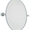 Minka Lavery 24-1/2 x 19-1/2 in. Oval Pivoting Mirror in Polished Chrome