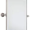 Minka Lavery 24 x 18 in. Rectangle Pivoting Mirror in Brushed Nickel