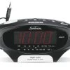 Sunbeam Hospitality 6W MP3 Ready AM/FM Alarm Clock Radio with 0.9 in. LED Display and PM Indicator Night Light in Black