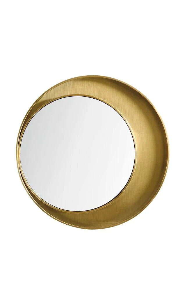 James Martin Vanities 35-3/8 in. Round Mirror in Radiant Gold 1 James Martin Vanities 35-3/8 in. Round Mirror in Radiant Gold