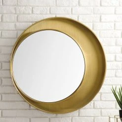 James Martin Vanities 35-3/8 in. Round Mirror in Radiant Gold 10 James Martin Vanities 35-3/8 in. Round Mirror in Radiant Gold -Lotus & Windoware, Inc. Shop Query 965