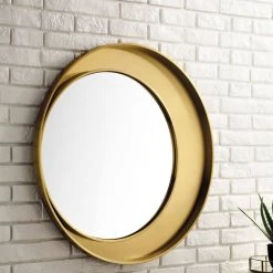 James Martin Vanities 35-3/8 in. Round Mirror in Radiant Gold 11 James Martin Vanities 35-3/8 in. Round Mirror in Radiant Gold -Lotus & Windoware, Inc. Shop Query 966
