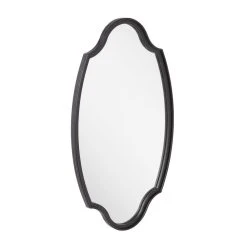 Signature Hardware Barewood 22 x 37-3/4 x 1-1/4 in. Oval Decorative Vanity Mirror in Black Powder Coat 7 Signature Hardware Barewood 22 x 37-3/4 x 1-1/4 in. Oval Decorative Vanity Mirror in Black Powder Coat -Lotus & Windoware, Inc. Shop Query 997